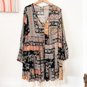 Boho mini dress women’s